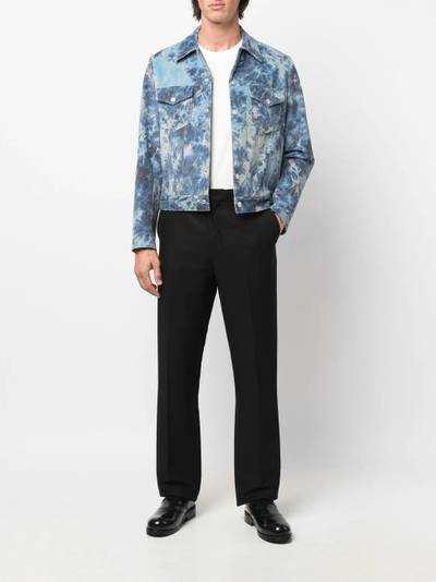 Sandro tie-dye denim jacket outlook