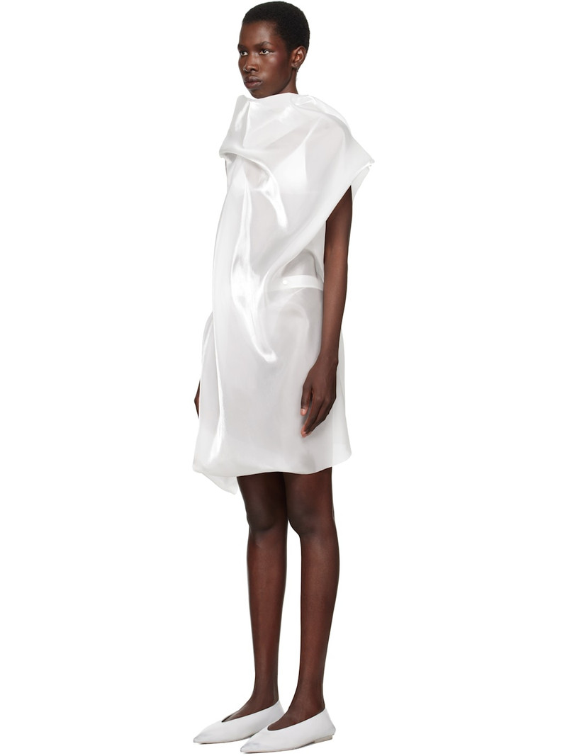 ISSEY MIYAKE SSENSE Exclusive Bridal Capsule Eau Minidress outlook