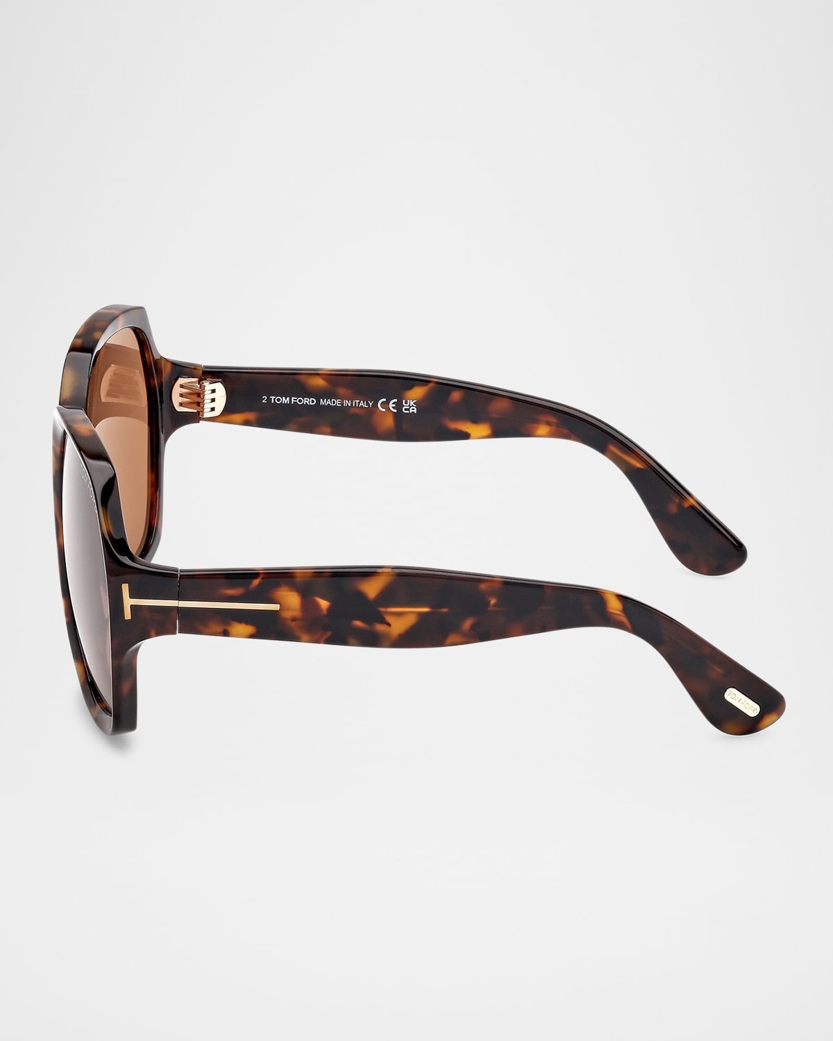 【関税＆送料込み】Tom Ford Saffron Round Sunglasses TOM FORD Saffron Acetate Round Sunglasses | REVERSIBLE
