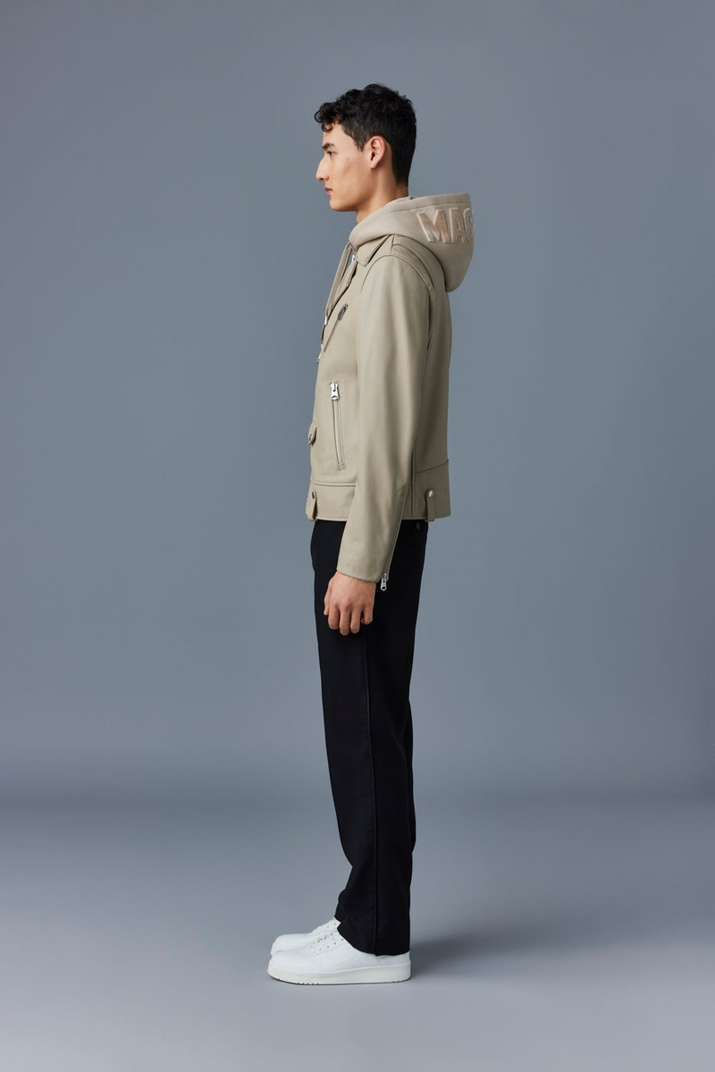 MAGNUS 2-in-1 R Leather biker jacket 3