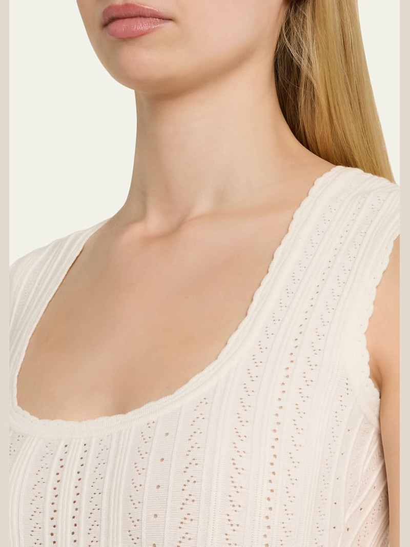 Tayleen Stretch Pointelle Midi Dress 5