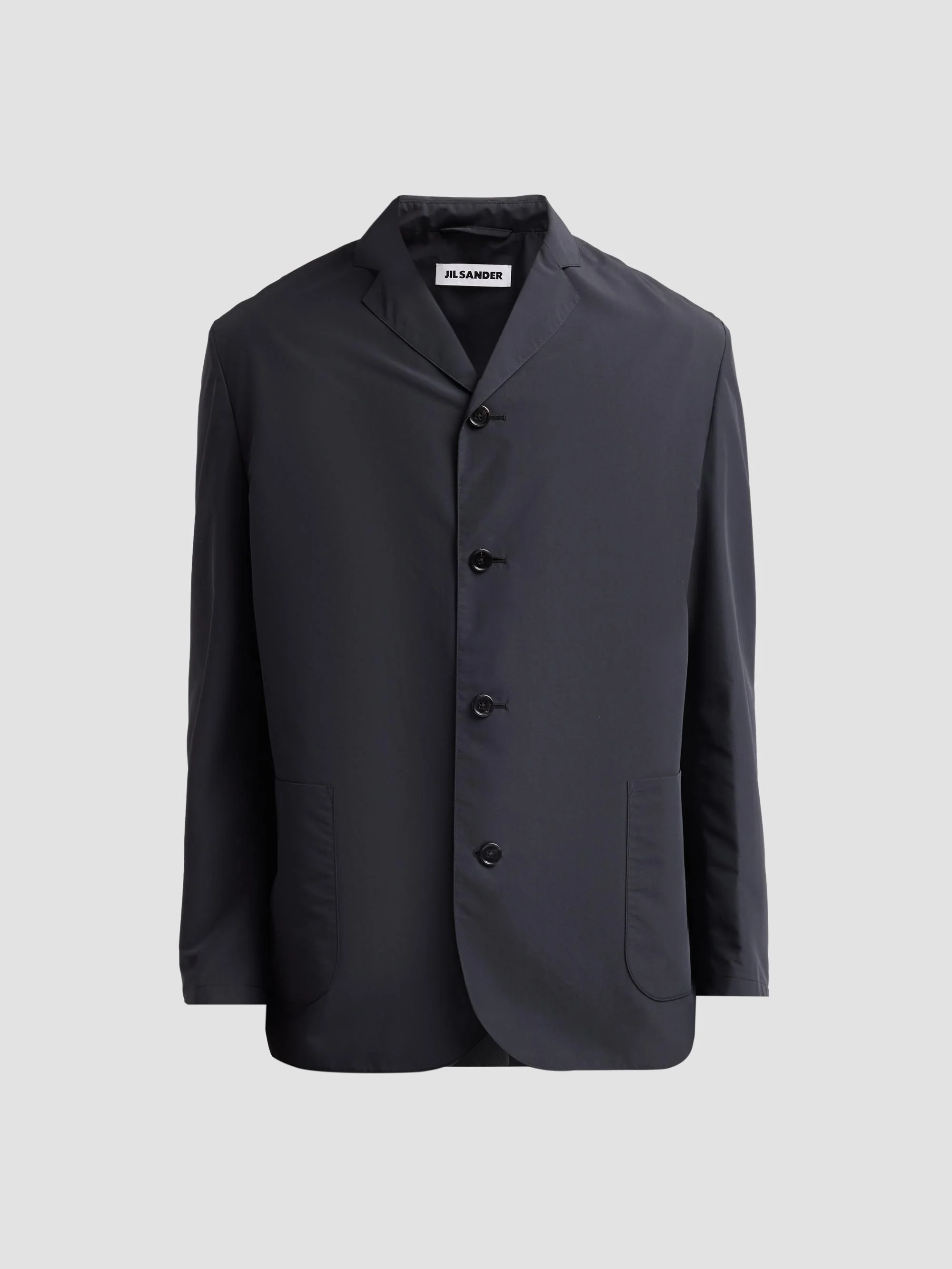 Men's Single-Breasted Sport Jacket - Black - 1
