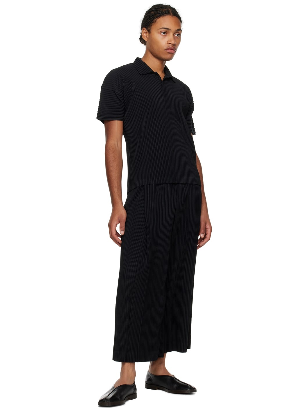 Black Monthly Color October Trousers - 4