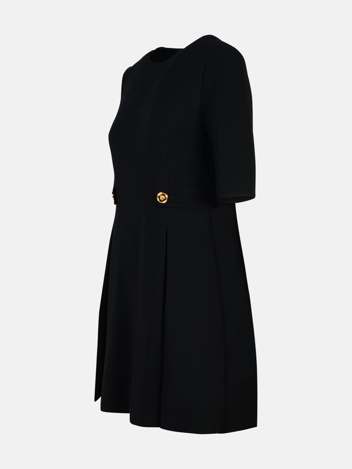 'M/C' BLACK VISCOSE DRESS - 2