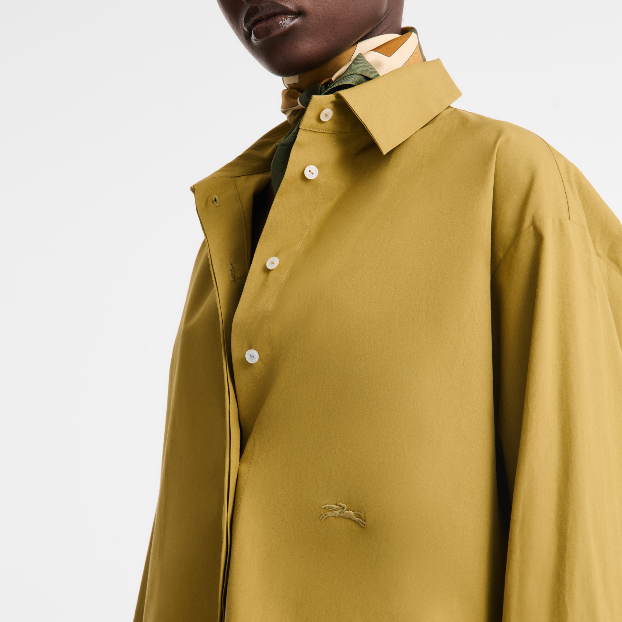 Shirt Olive - Popelin - 5