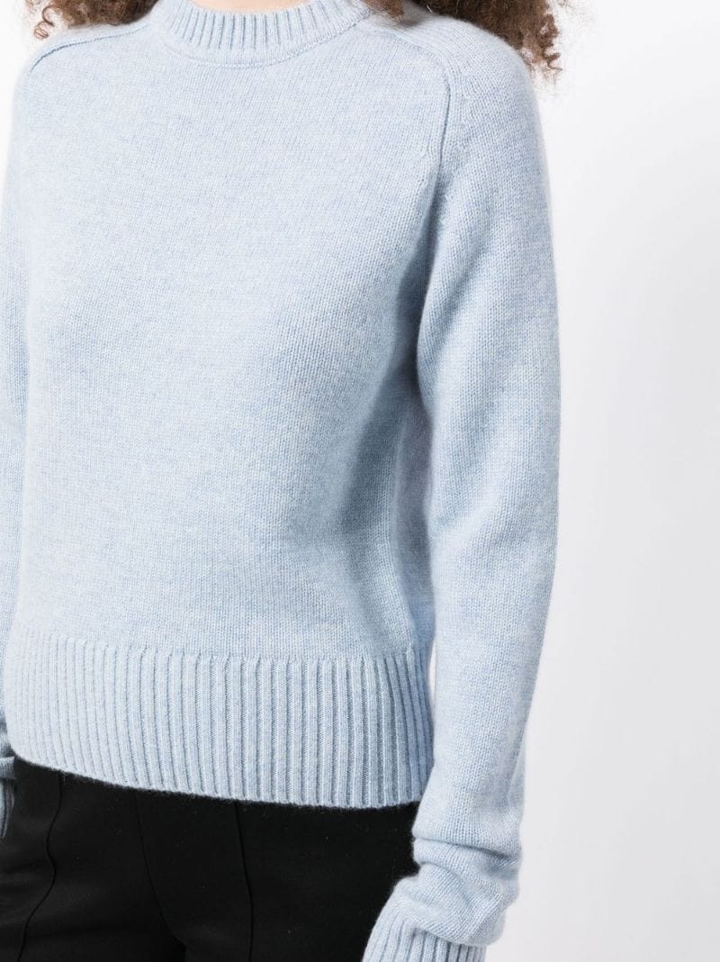 crew-neck cashmere jumper - 5