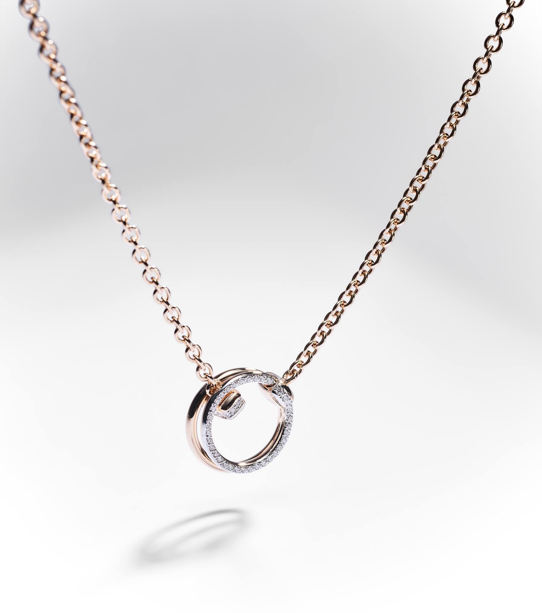 Pomellato Together 18kt rose gold pendant necklace with diamonds - 5