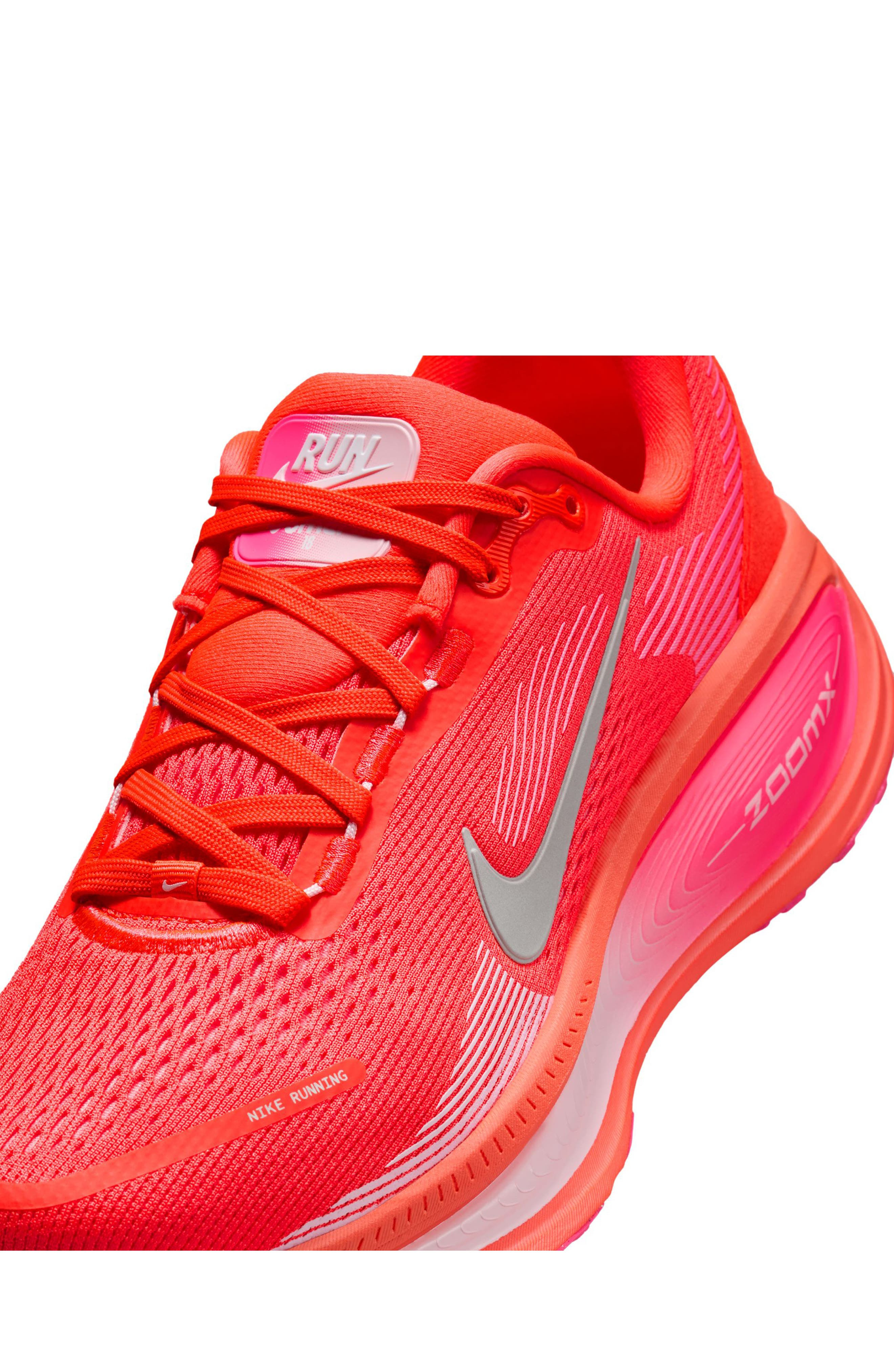 Nike Vomero 18 Running Shoe in Bright Crimson/White/Pink at Nordstrom - 7