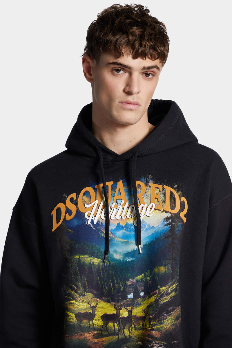RELAX FIT CANADA HOODIE - 5