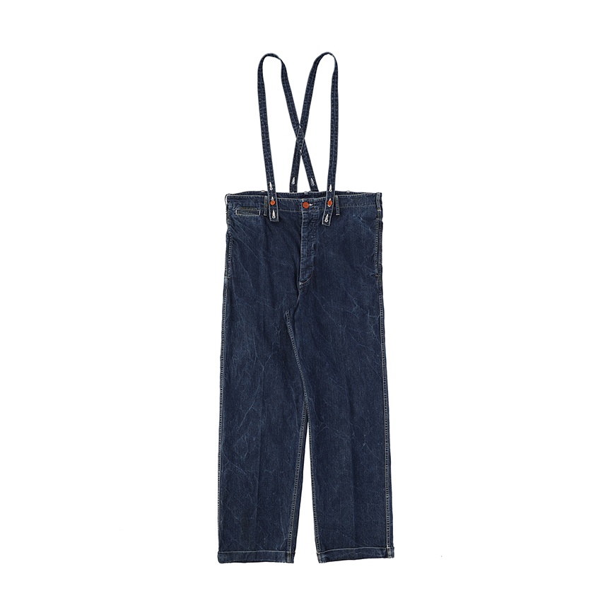 SS CAMUS BRACES PANTS WD DRY DENIM - 1