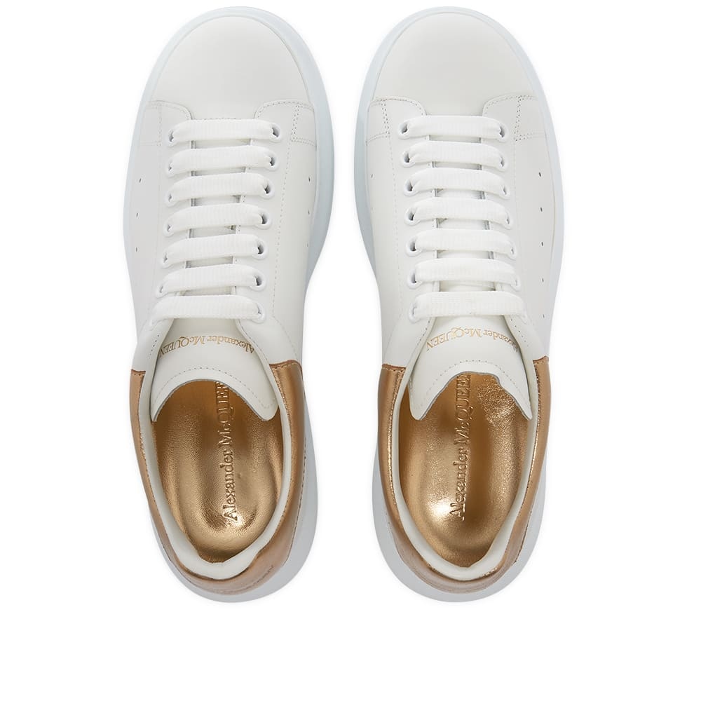 Alexander McQueen Metallic Heel Tab Wedge Sole Sneaker - 5