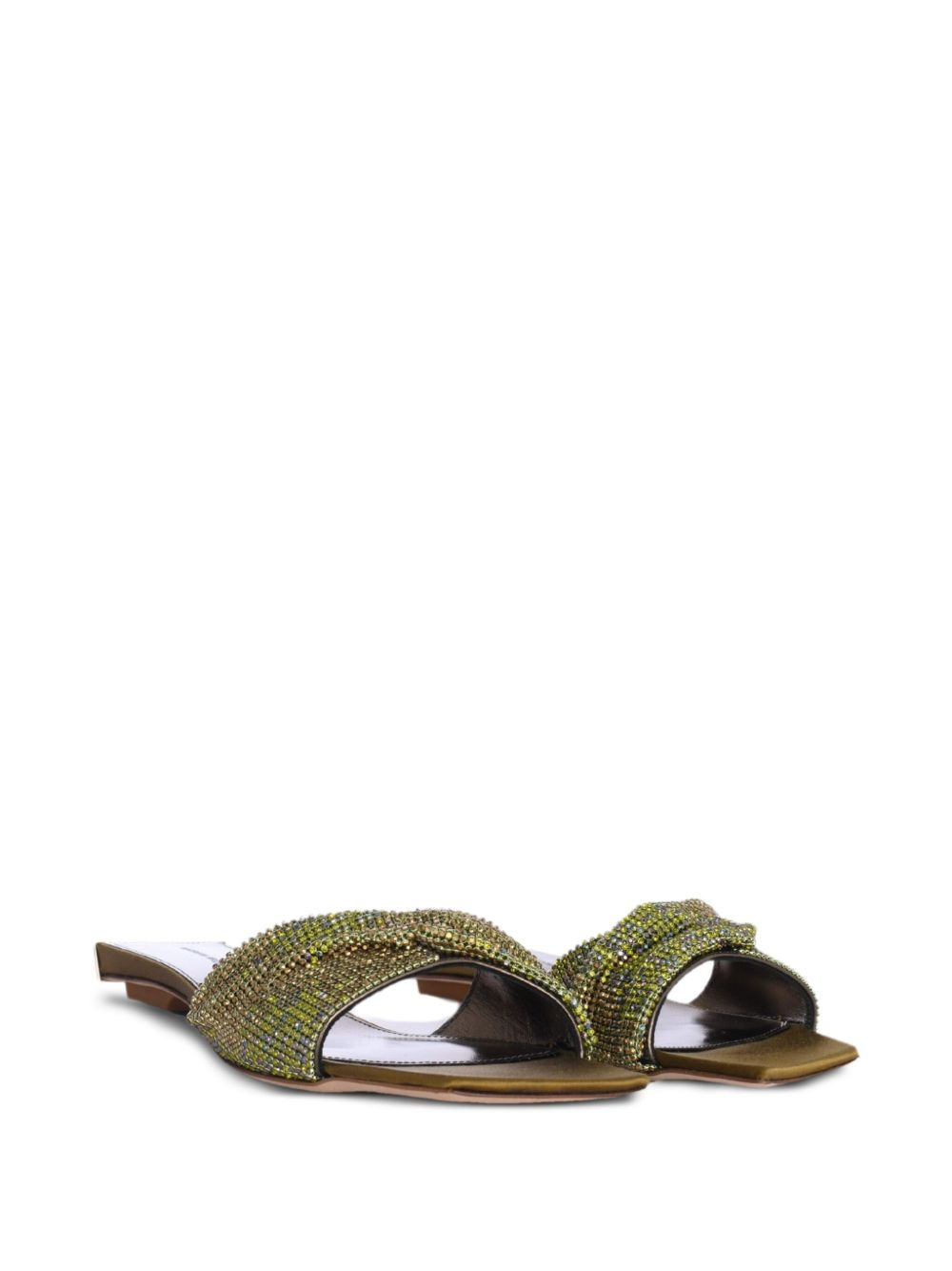 Golrarda embellished square-toe slides - 2