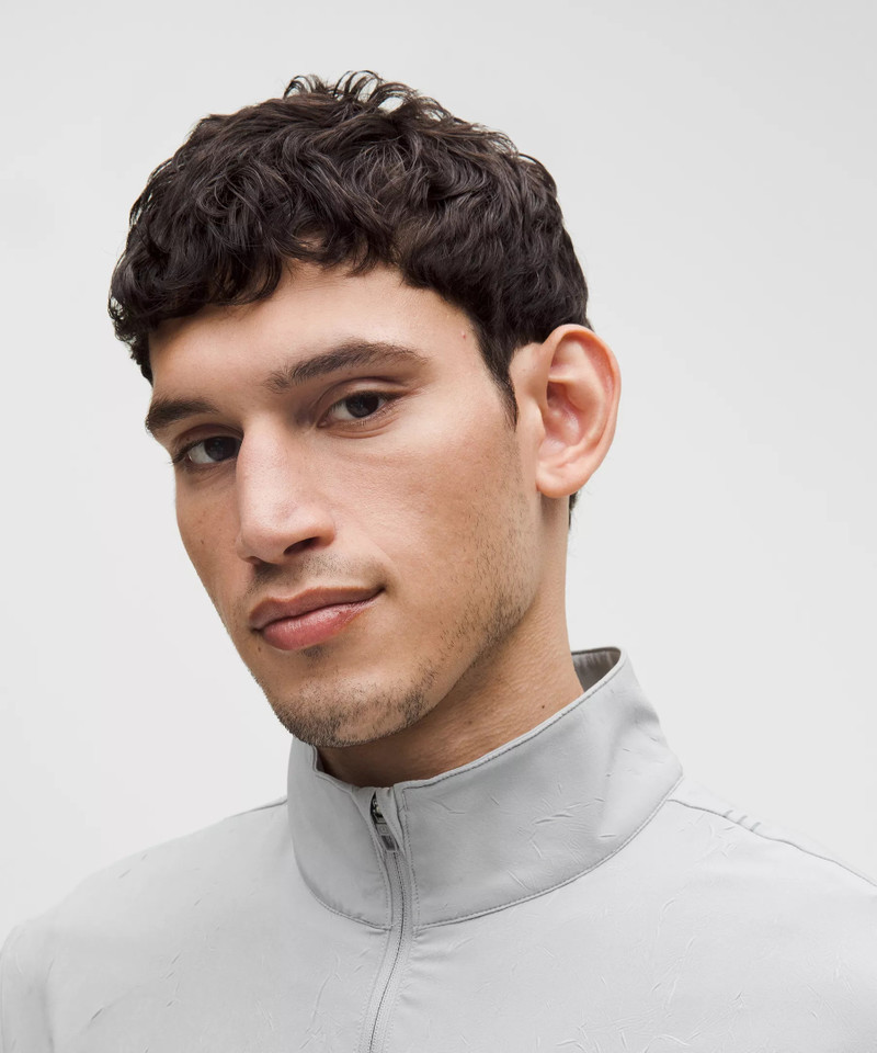 Zeroed In Crinkle Texture Half Zip 4