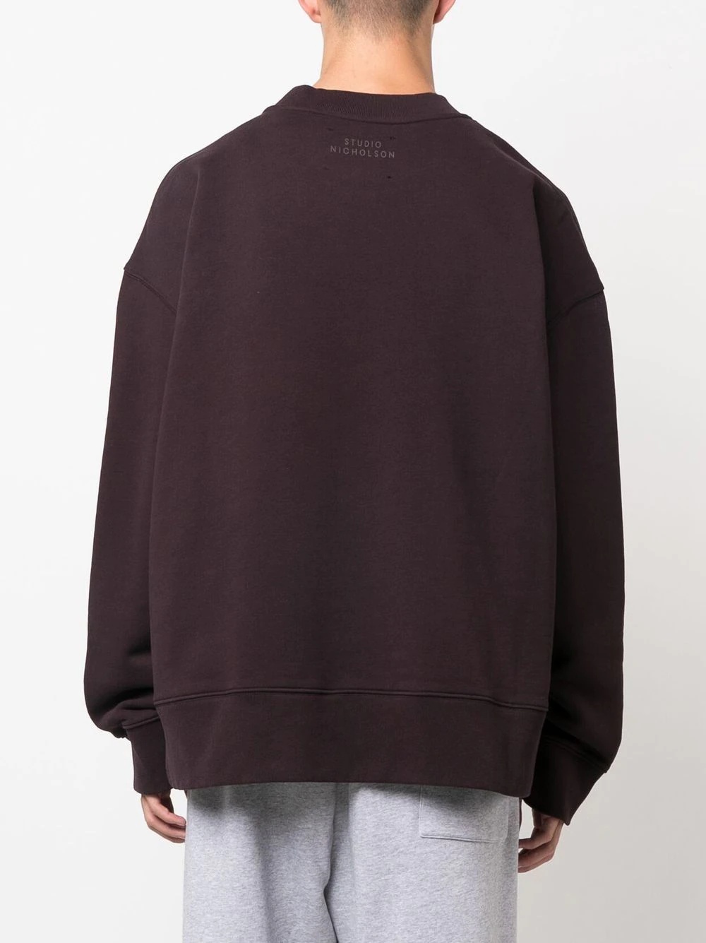 crew neck cotton sweatshirt - 4