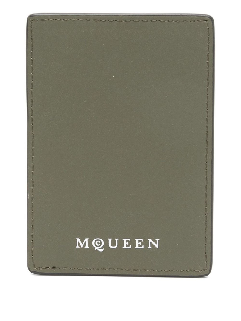 Alexander McQueen Skull-detail card holder outlook