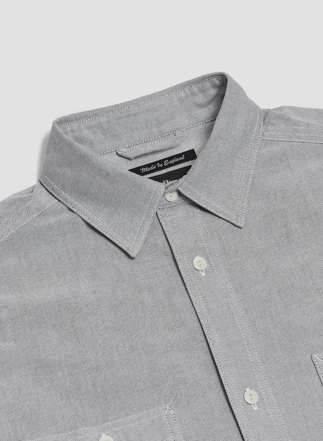 Utility Oxford Work Shirt in Grey - 2