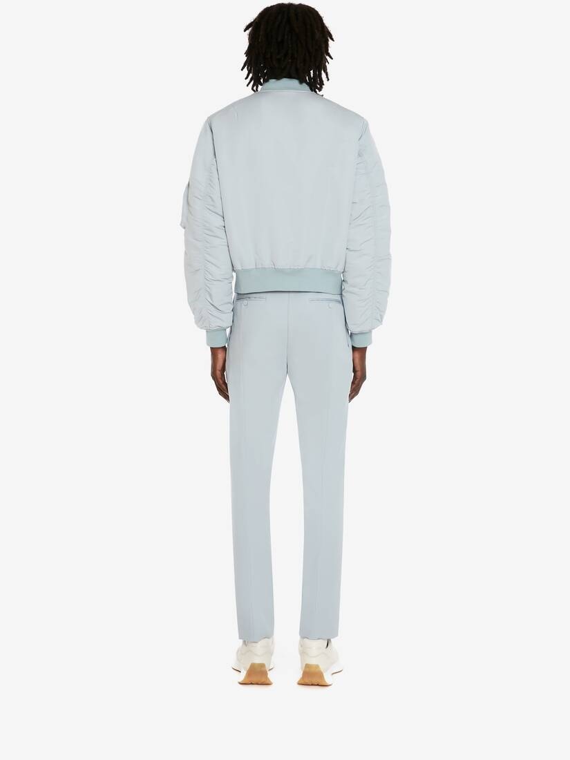 Men's Polyfaille Bomber Jacket in Paradise Blue - 4
