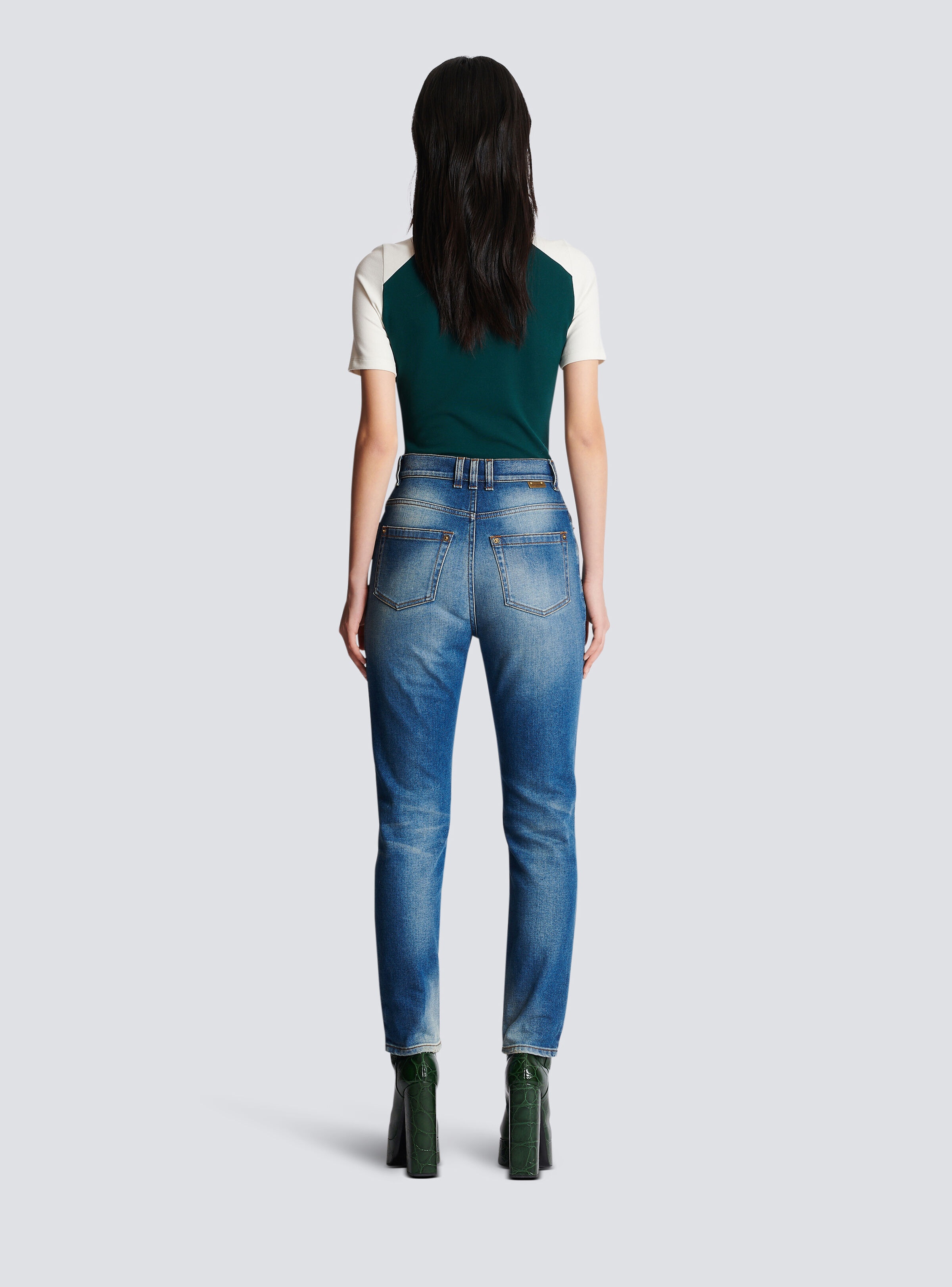 Slim-fit denim jeans - 4
