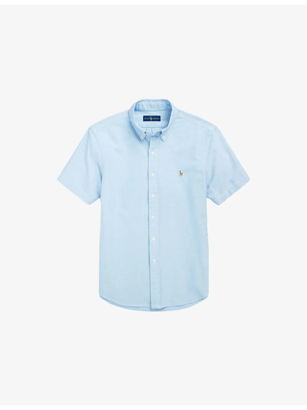 Logo-Embroidered Custom-Fit Cotton Oxford Shirt - 1