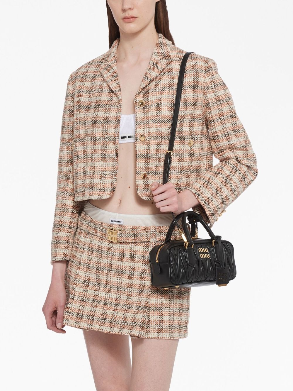Arcadie matelassé leather bag - 3