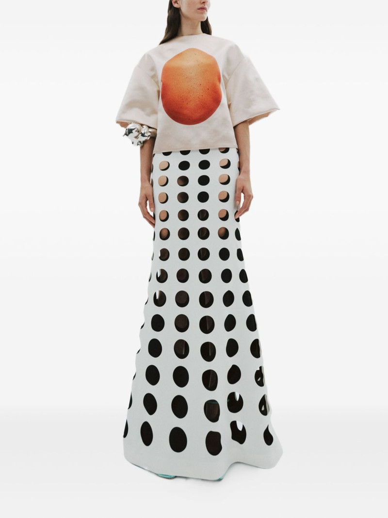 A.W.A.K.E. MODE egg-print  blouse outlook