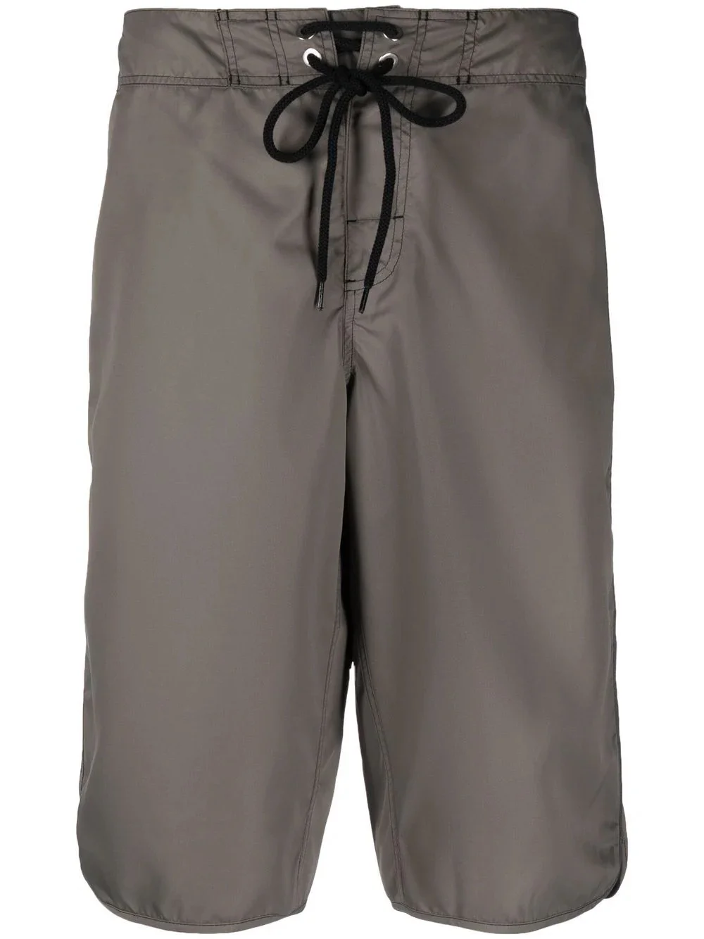 drawstring knee-length swim shorts - 1