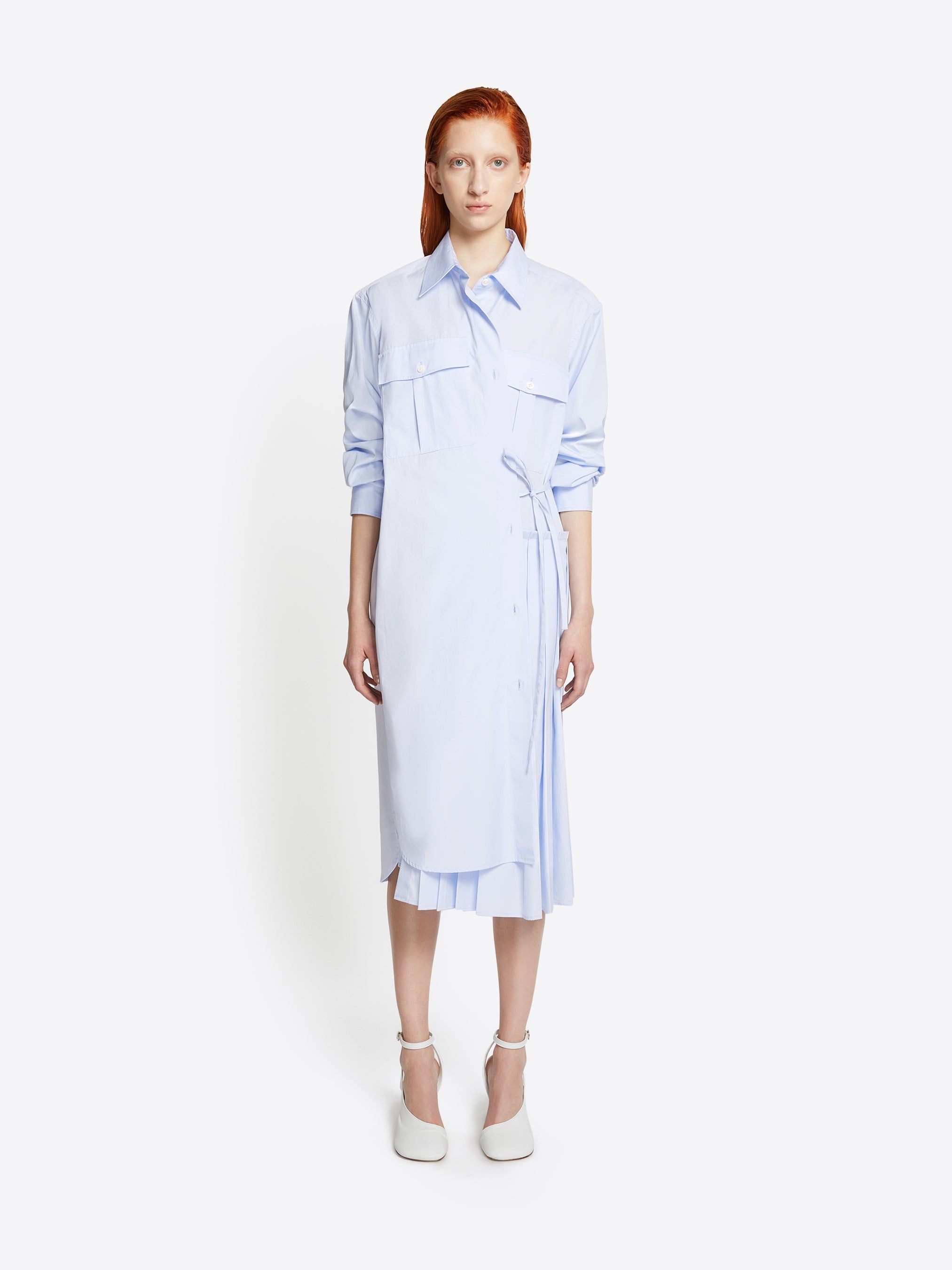 WRAP SHIRT DRESS - 2