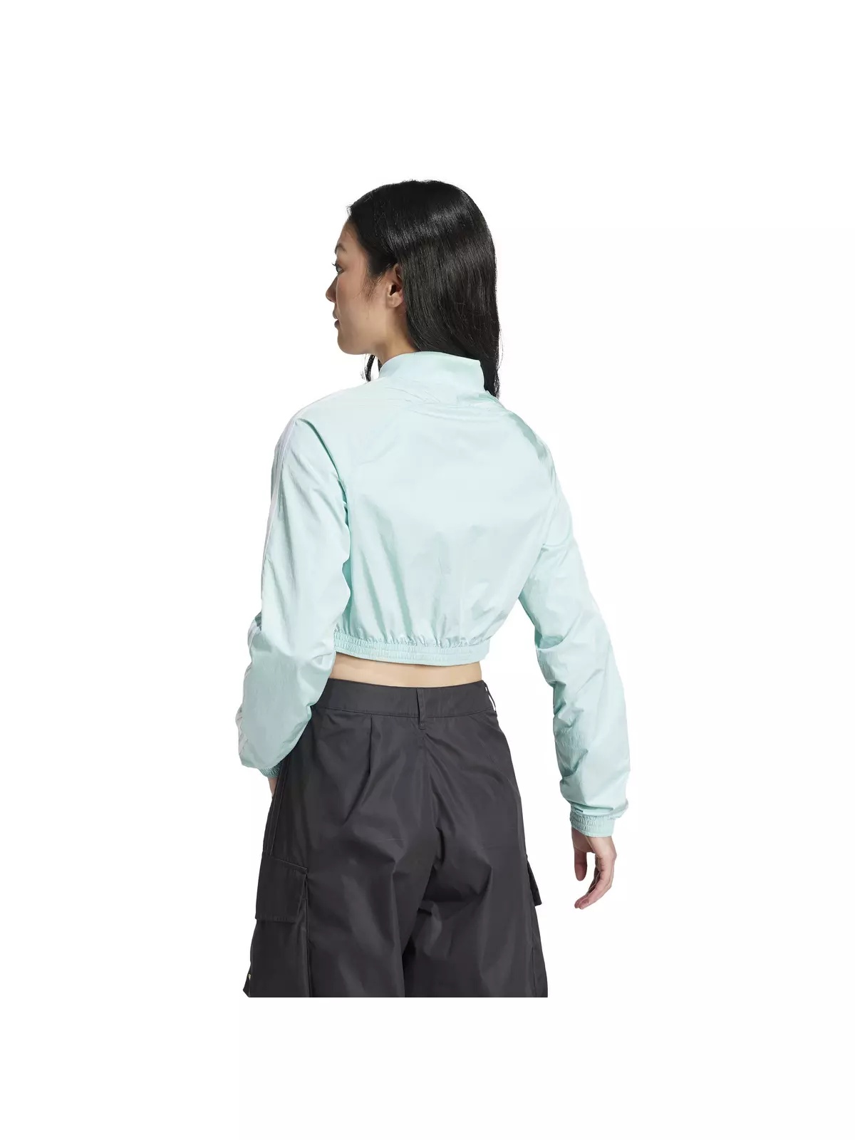 Originals Women's Adicolor Teamgeist Cropped Track Top -Turquoise - 2