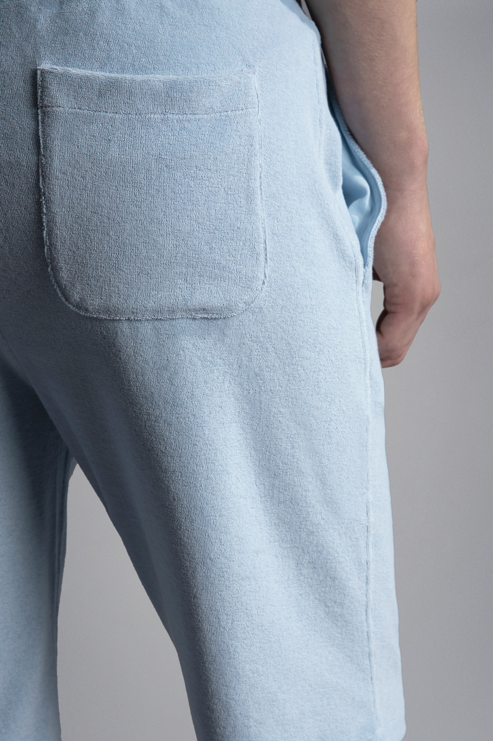 TERRY COTTON BERMUDA SHORTS - 4