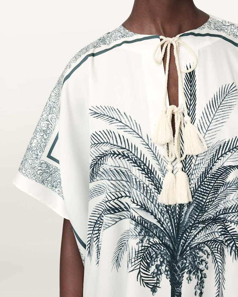 TESS KAFTAN PRINTED MIDI DRESS 4