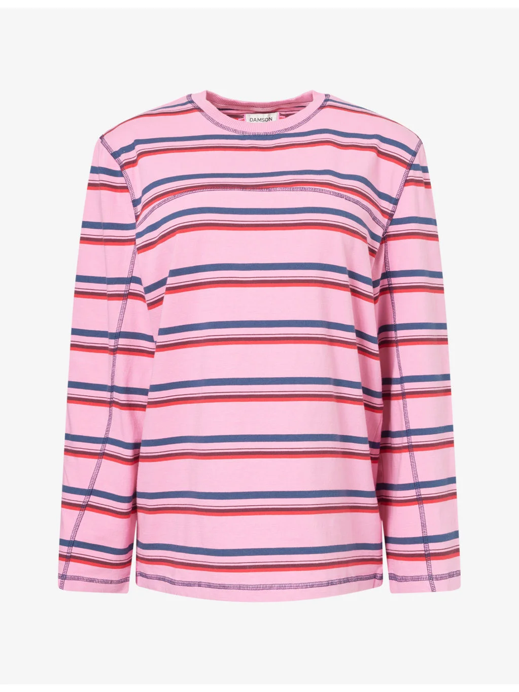 Samara Striped Boxy Cotton Top - 1