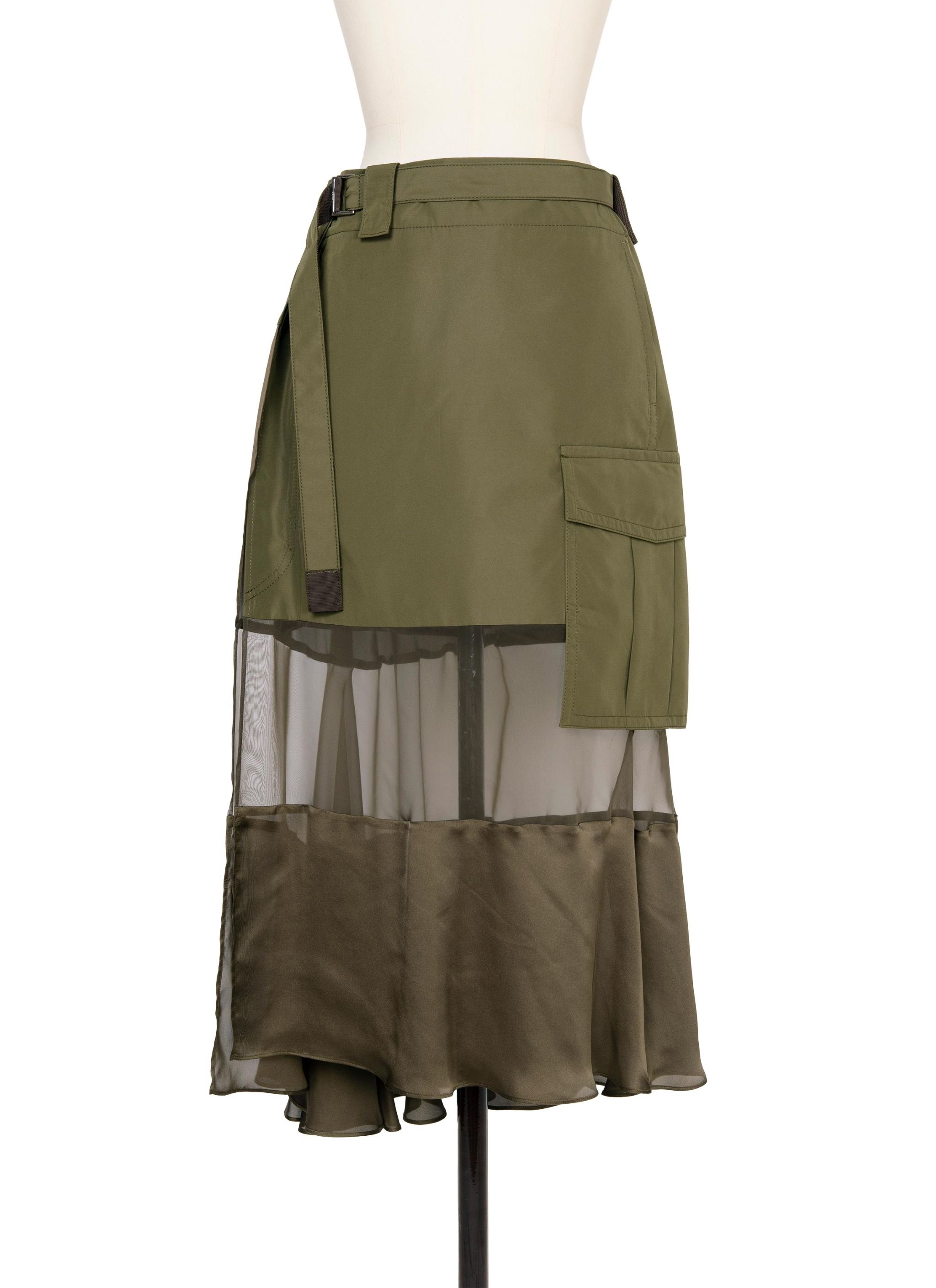 Fabric Combo Skirt - 1