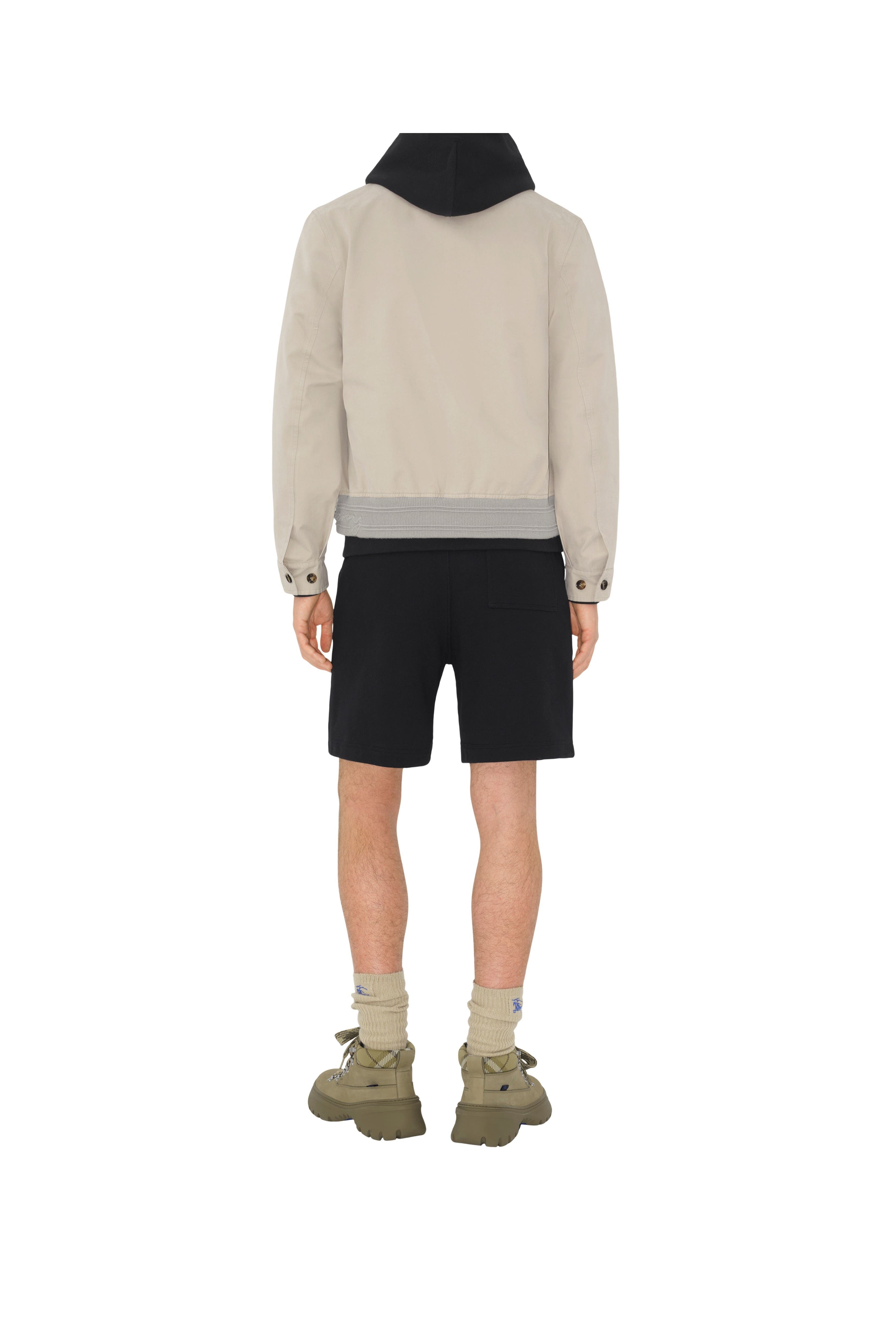 burberry EKD Badge Cotton Shorts in Black at Nordstrom - 4