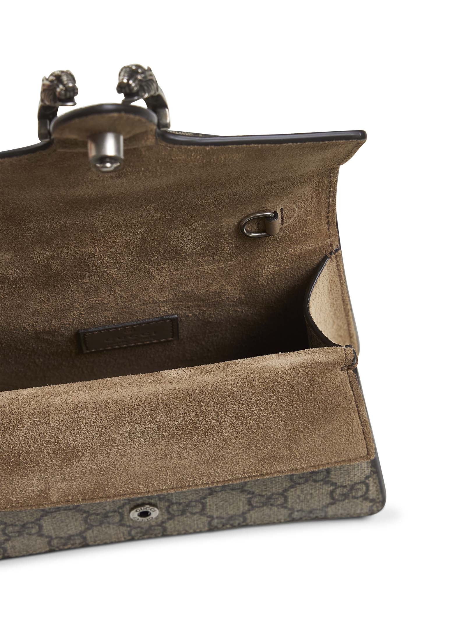 Gucci Women Beige Dionysus Mini Top Handle Bag - 5