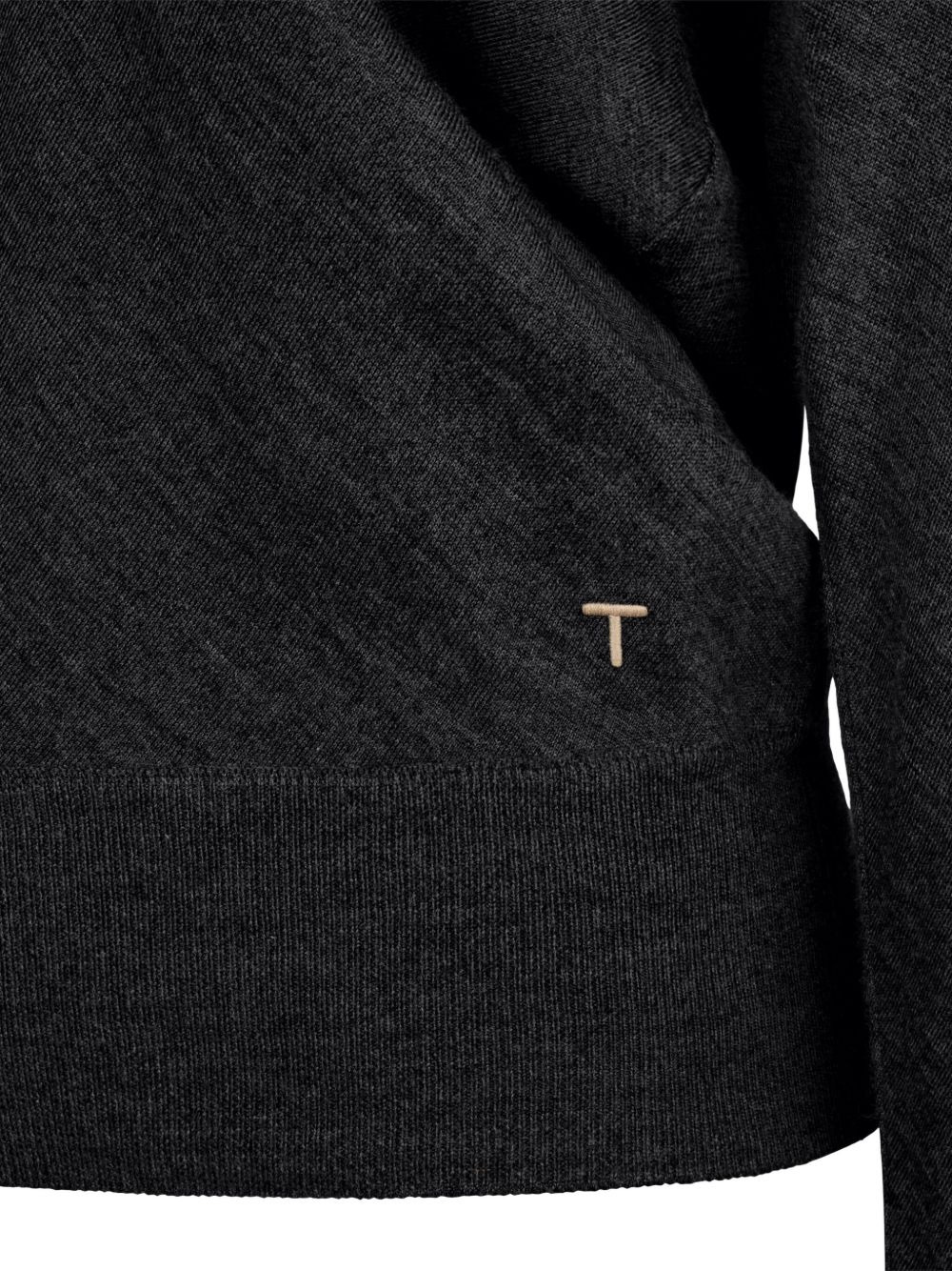 logo-embroidered sweater - 3