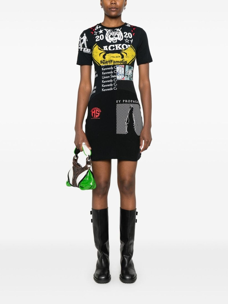 Marine Serre Graphic-print mini dress outlook