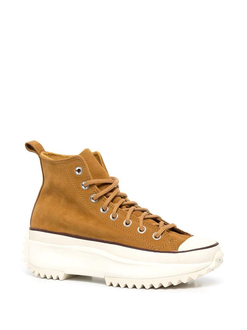Converse chunky high-top suede sneakers outlook