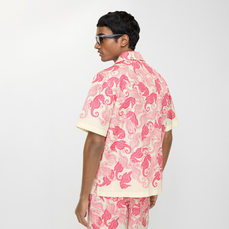 Relaxed Fit Seahorses Cotton Shirt 3