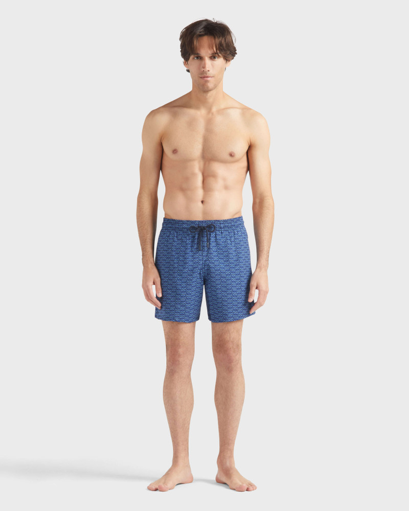 Vilebrequin Men Wool Swim trunks Fish Net outlook