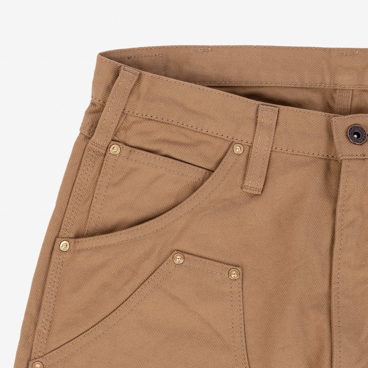 12oz Swedish Serge Double Fronted Work Pants - Mocha - 6