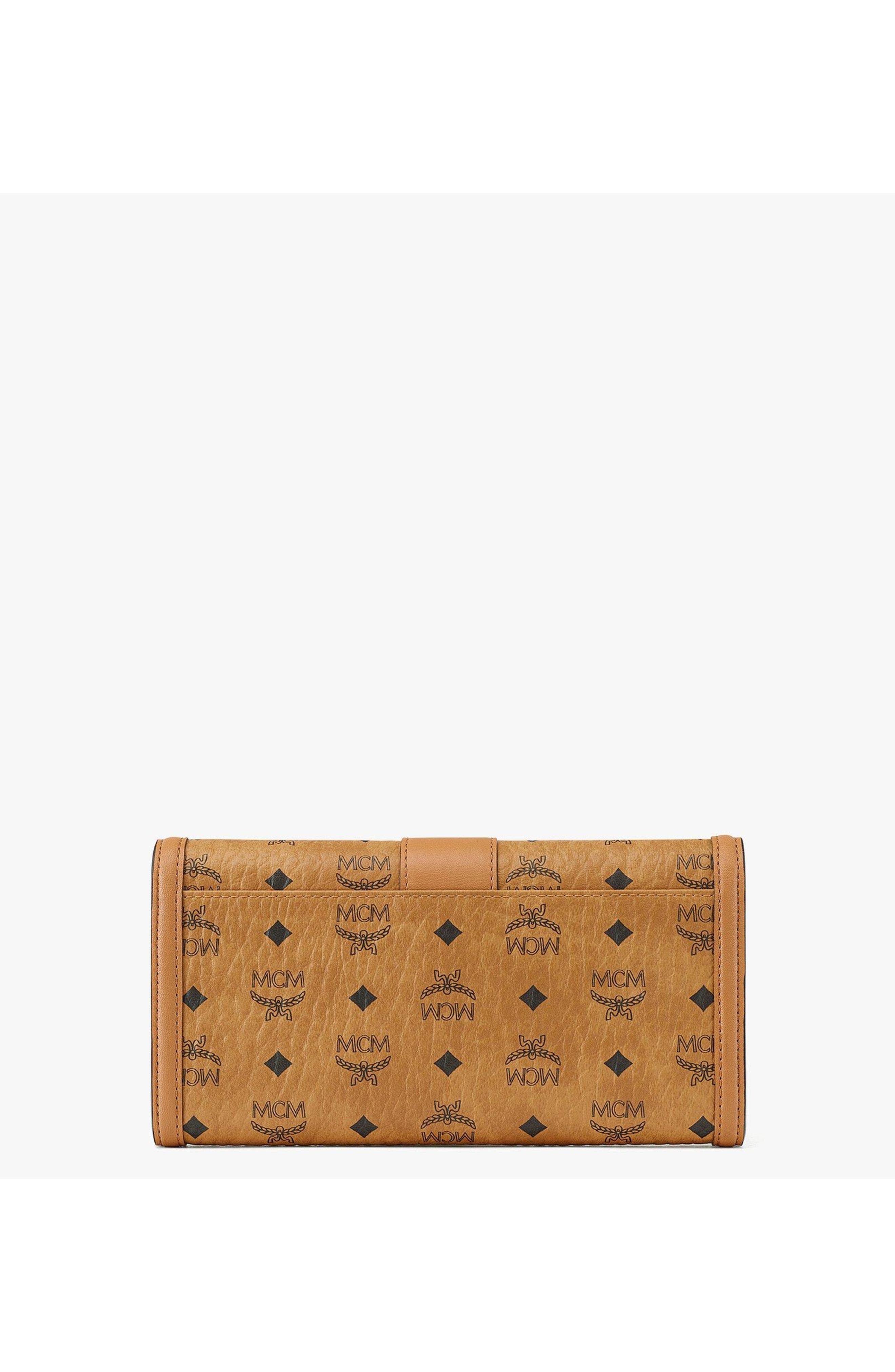 MCM Tracy Wallet on Chain in Visetos in Cognac at Nordstrom - 3