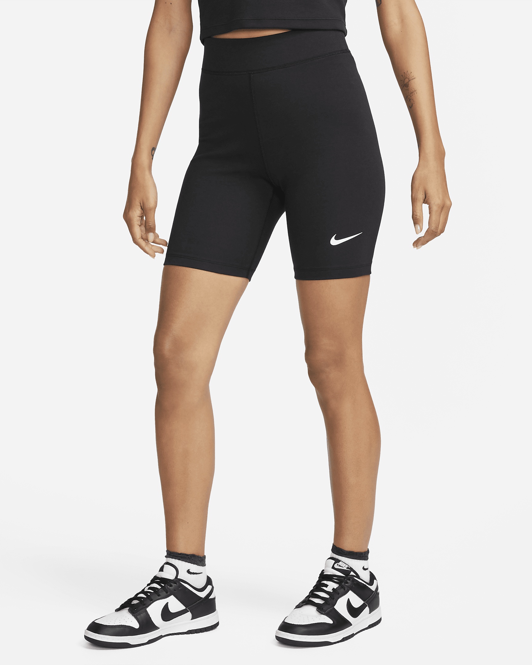 Women's Nike Sportswear Classic High-Waisted 8" Biker Shorts - 1