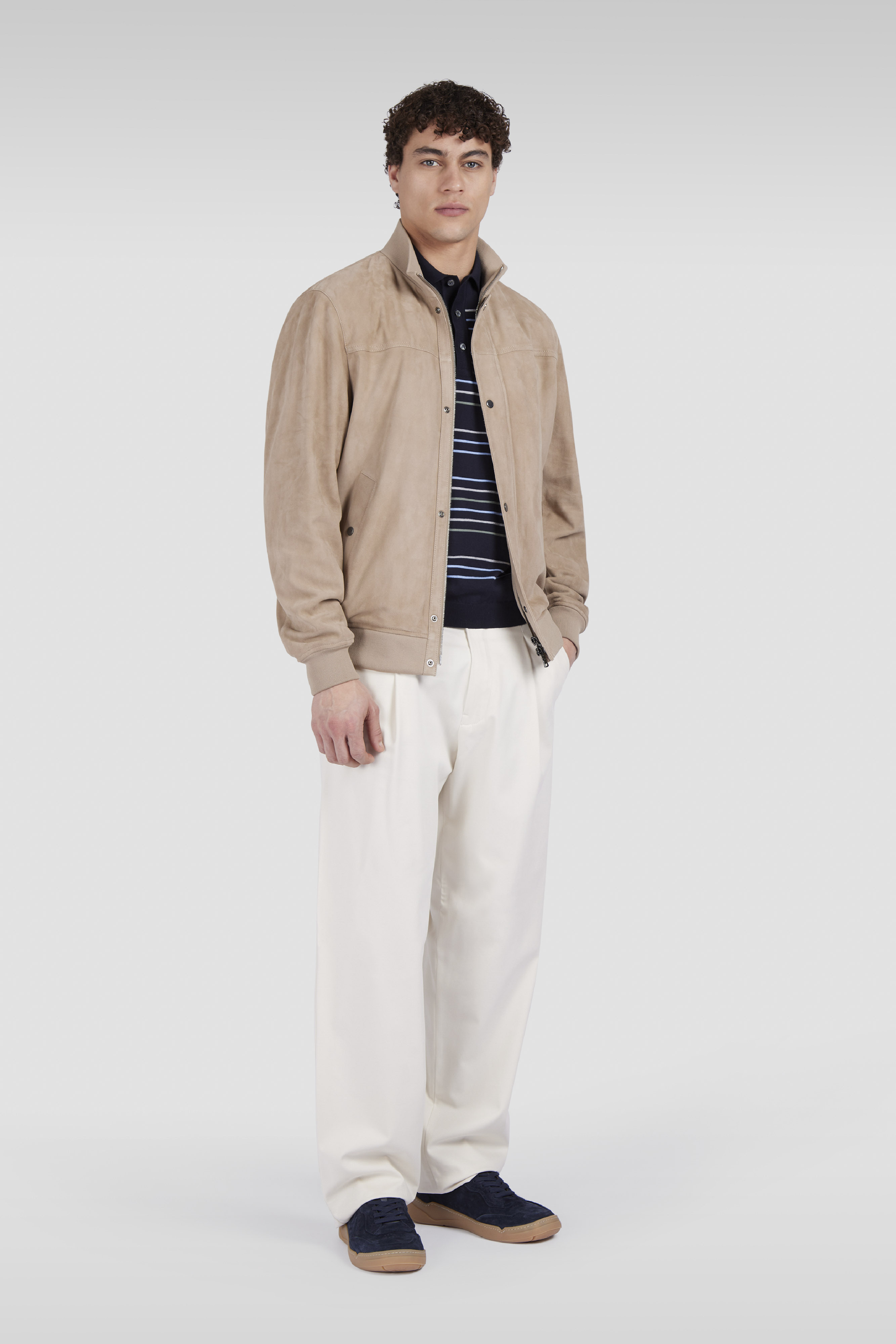 AQUALEATHER SUEDE BOMBER - 2