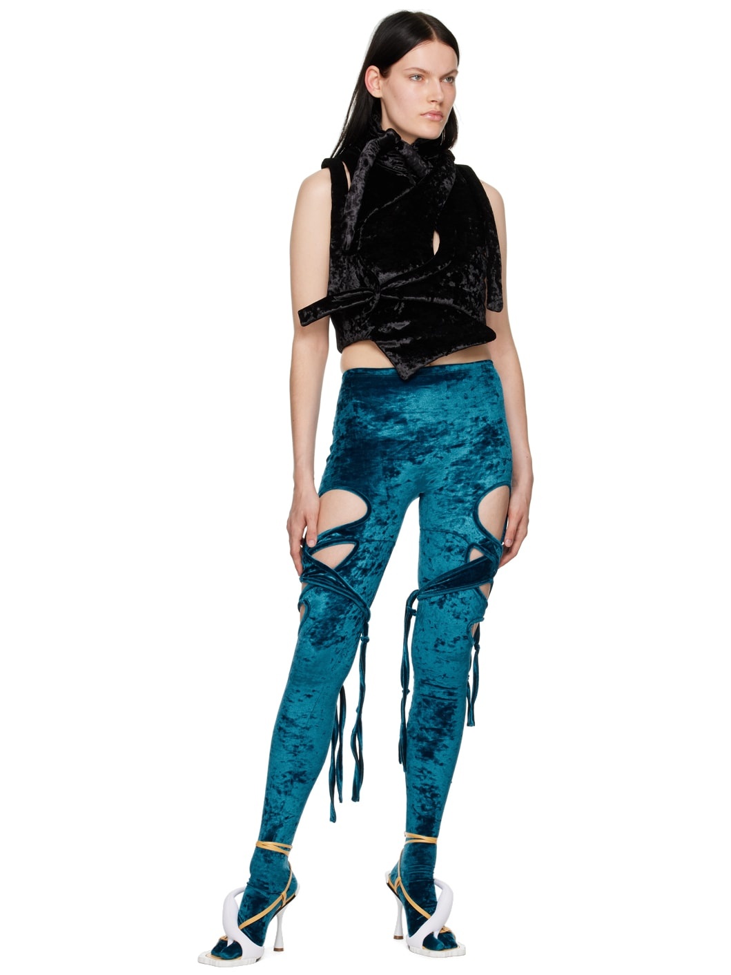Blue Tabi Leggings - 4