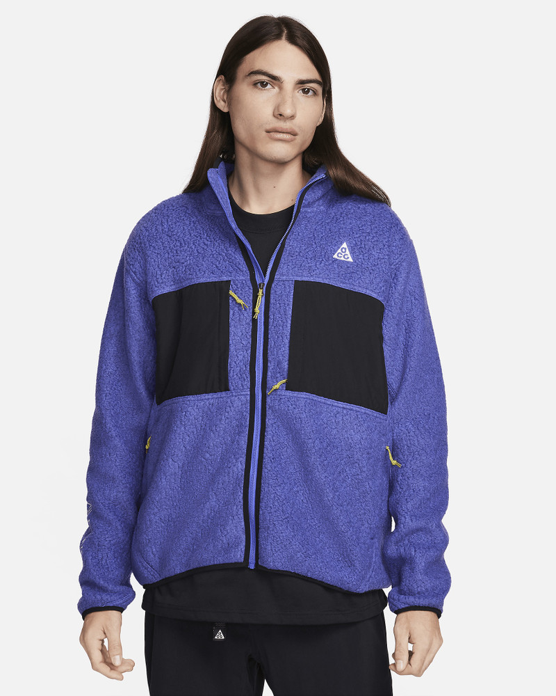 Arctic Wolf zip-up fleece jacket - 1