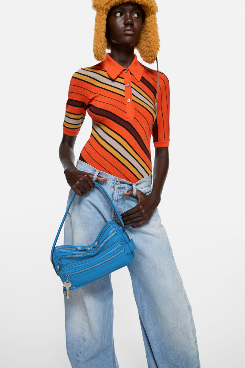 Acne Studios Camero Party Shoulder Bag - Cobalt blue outlook
