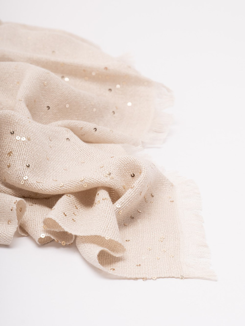 Brunello Cucinelli Cashmere And Silk `Diamond` Yarn Scarf outlook