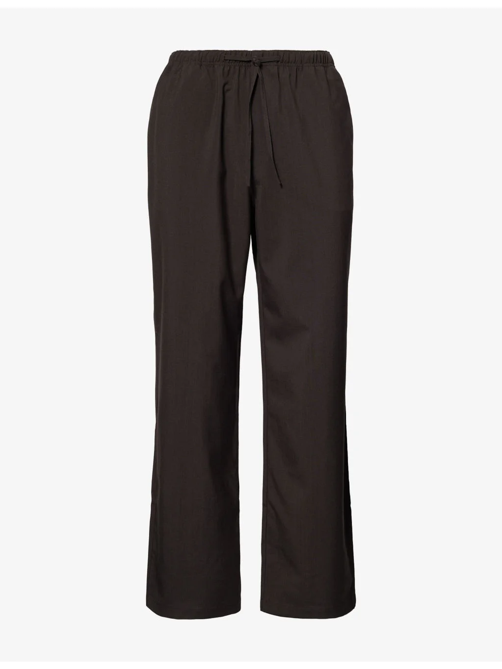 Easy Straight-Leg Wool Trousers - 1