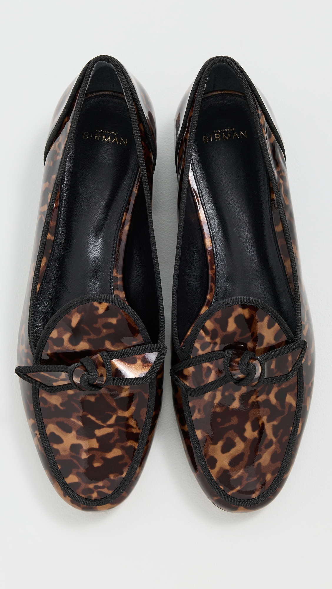 Grosgrain Tortoise Loafers - 4