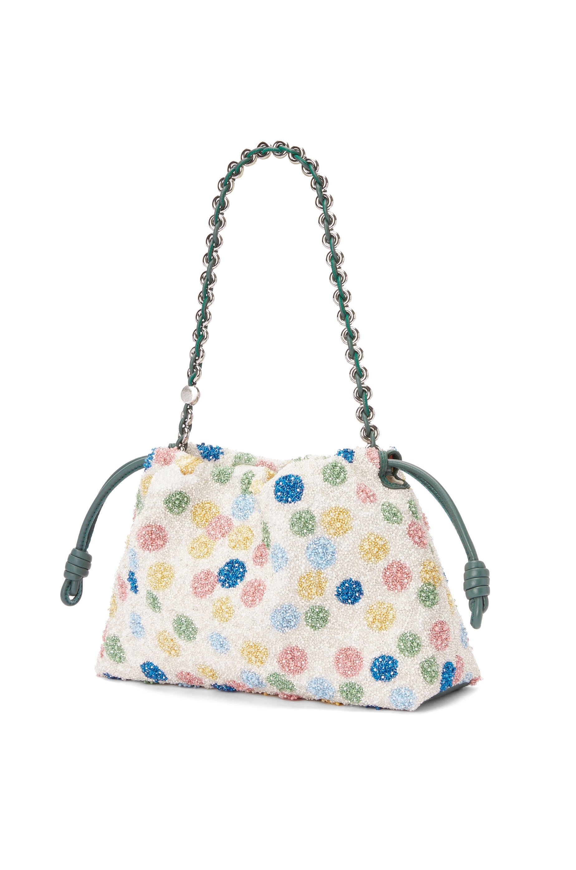 Medium Flamenco purse in beaded leather - 4